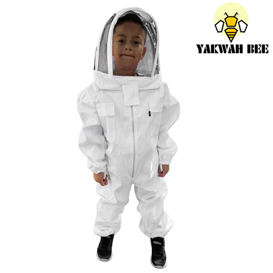  Kids Breathable Cotton Bee Suit with Veil